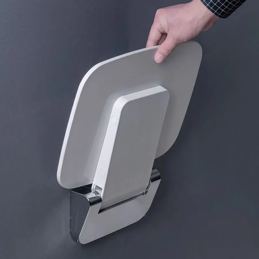 Elderly Waterproof Toilet Stool Shoe Changing Seat Home Hotel Bathroom Furniture Step Stool Shower Folding Wall Chair Seats