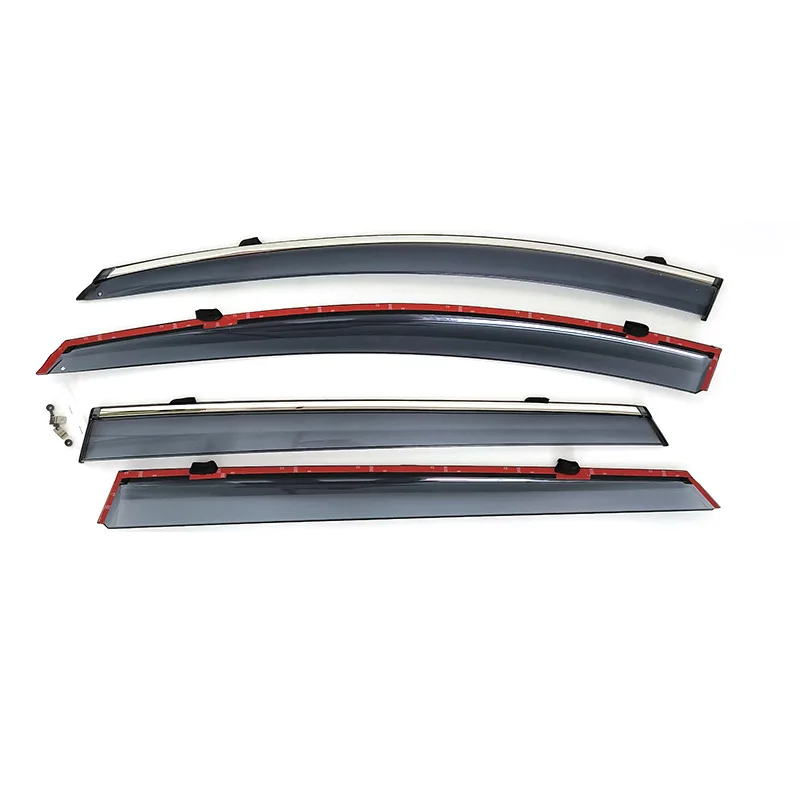 PC Material Door Window Deflector Rain Visor Weather Vent For Volvo V60 2011 -