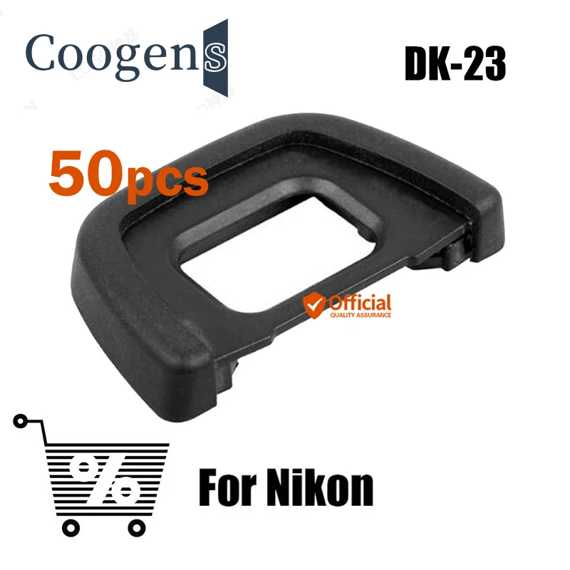 

50pcs DK-23 Rubber EyeCup Eyepiece for Nikon F80 F65 F55 FM10 D100 D200 D300S D600 D610 D700 D750 D7000 D7100 D90 D80 D70