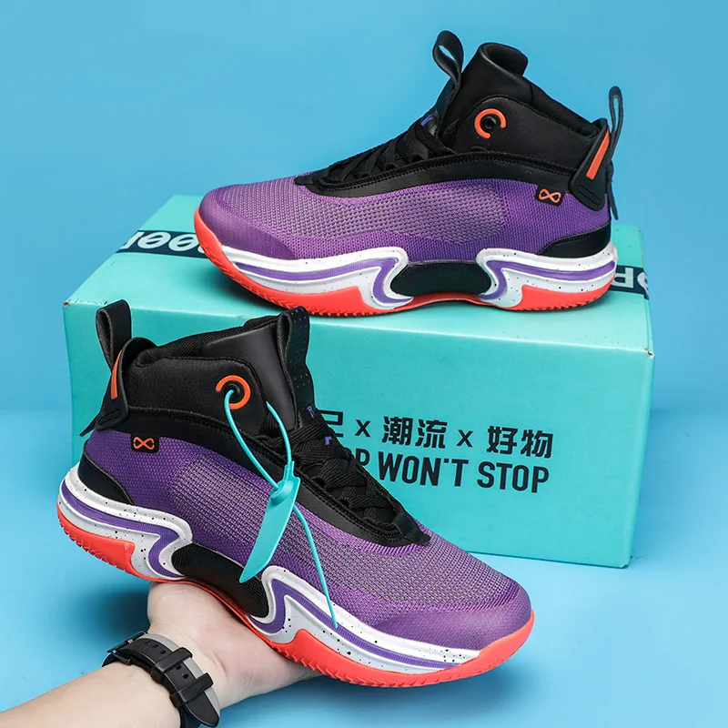 High quality wear-resistant basketball shoes, youth actual combat high top basketball shoes, sports shoes, fashion basketball sh