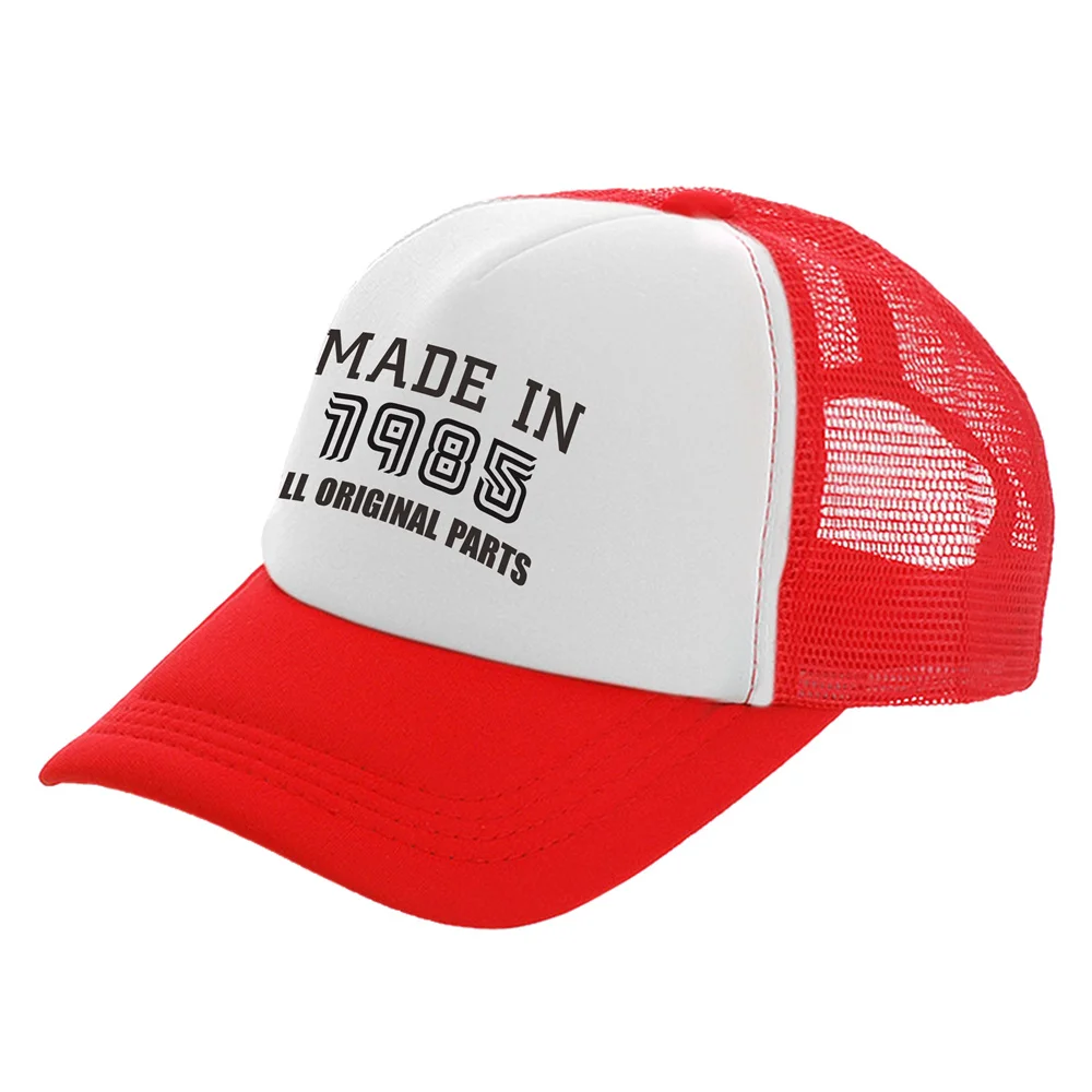 Made In 1985 Alle Original Teile Baseball Caps Kühle Sommer Mesh Net Hut Geburtstag Geschenk Trucker Cap MZ-414 – Detail 5