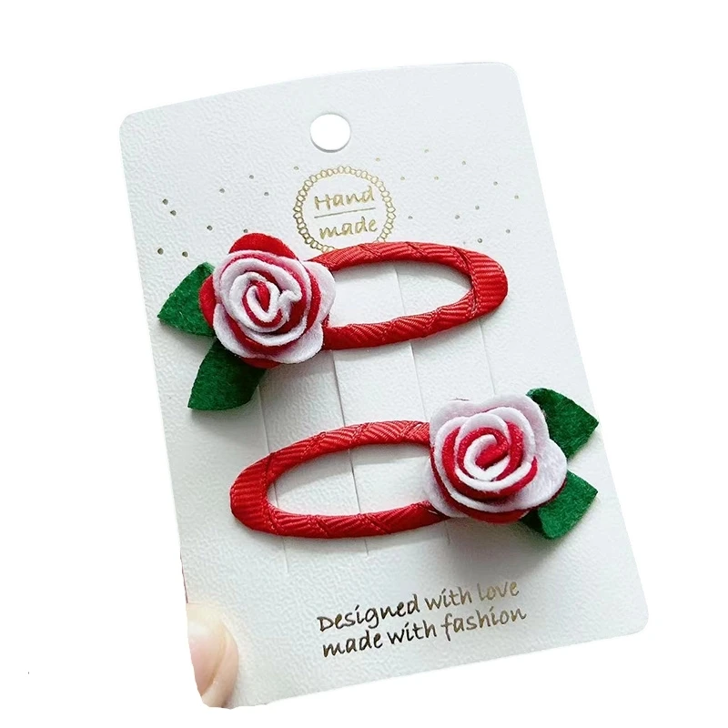 

2 шт., детские заколки для волос, в виде Розы