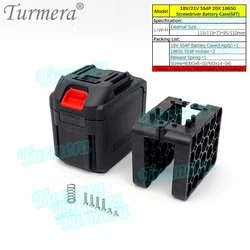 High - Capacity Rechargeable Battery Case with 18650 Holder and Built - in BMS (5S4P Box)
