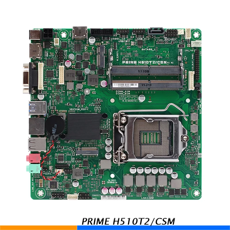 All in One Motherboard For ASUS LGA 1200 DDR4 64GB PRIME H510T2 CSM H510T2