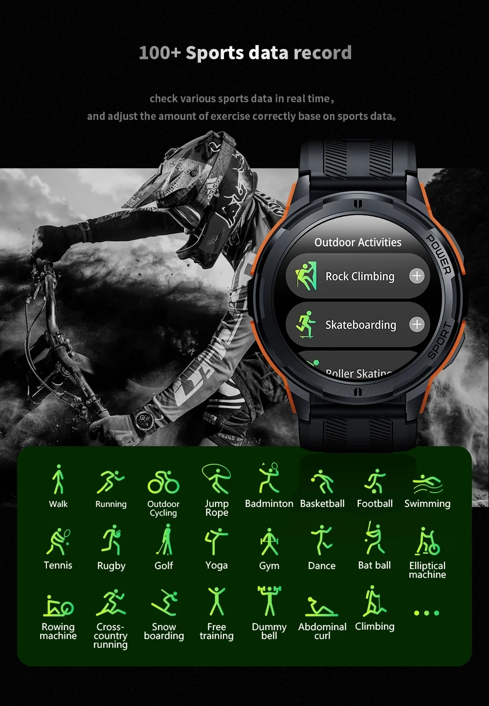 for Ulefone Armor 27T Pro 26 Ultra 25T Pro 24 23 Smart Watches Screen 1.43" 1ATM Waterproof Heart Rate Monitor Sports Smartwatch 6