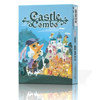 Castle Combo Gioco da tavolo 2-5 giocatori Versione inglese Gioco di strategia per giochi di carte da tavolo per feste/famiglie