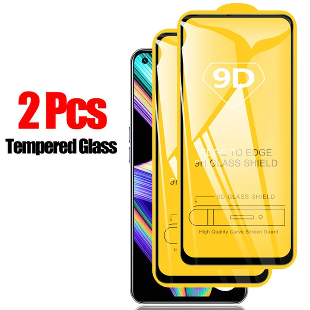 6-in-1 9D Screen Protectors for Realme GT 5G Neo 6 7 8 Pro Camera Lens Film for Realme 8i X2 Pro XT Narzo 30 Neo 2 C21 9i Glass 2 Pcs Glass