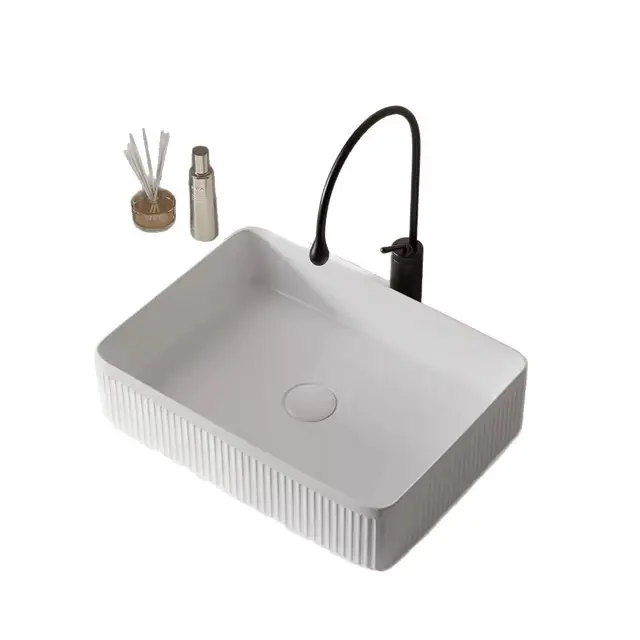 อ่างล้างหน้าเซรามิคพรีเมี่ยมครีมวินด์ อ่างล้างหน้าทรงกลม อ่างล้างหน้าทรงกลม อ่างล้างหน้า 5