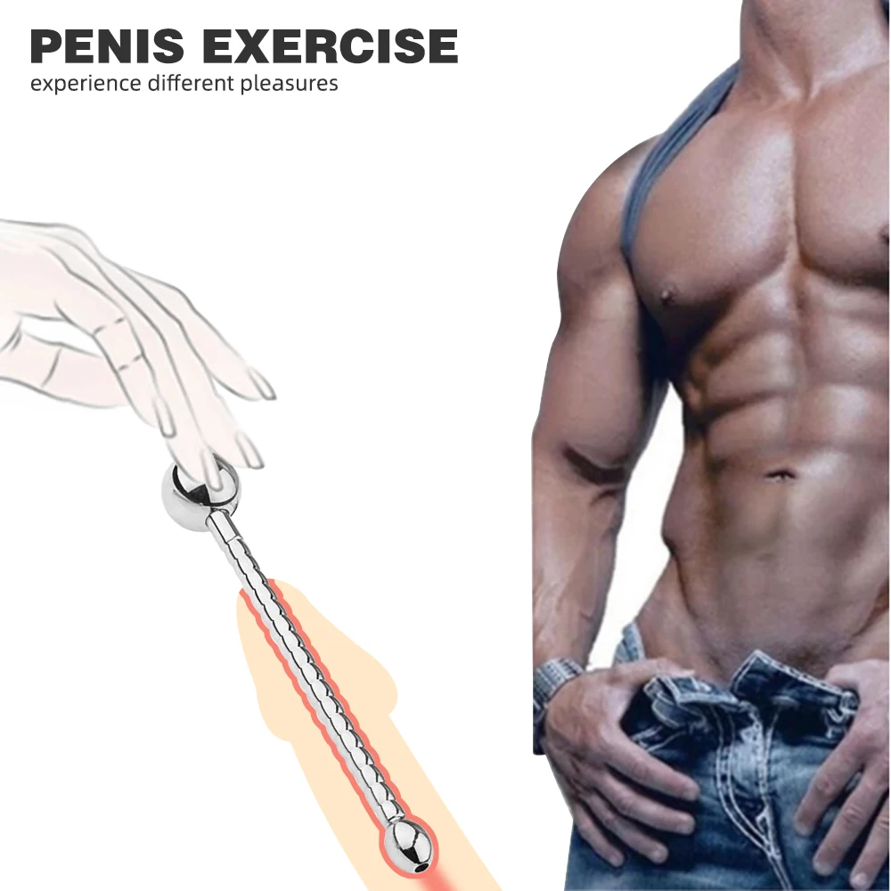 Stainless Steel Metal Penis Plug Sex Shop Urethral Dilator Horse Eye Stick Male Masturbator Urethral Stimulation Sex Toy for Men penis sex toys