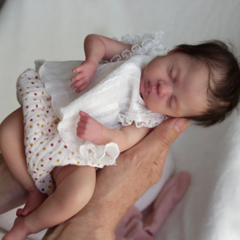Mini bebe reborn kit 12 Inches Reborn Baby Vinyl Doll Kit Unpainted Unassembled Doll Parts DIY Blank Reborn Kit