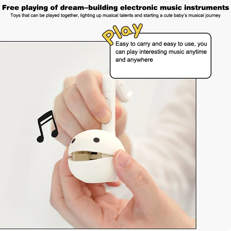 *Otamatone Mini música electrónica juguetes musicales creativos de producción de sonido instrumentos musicales relajante