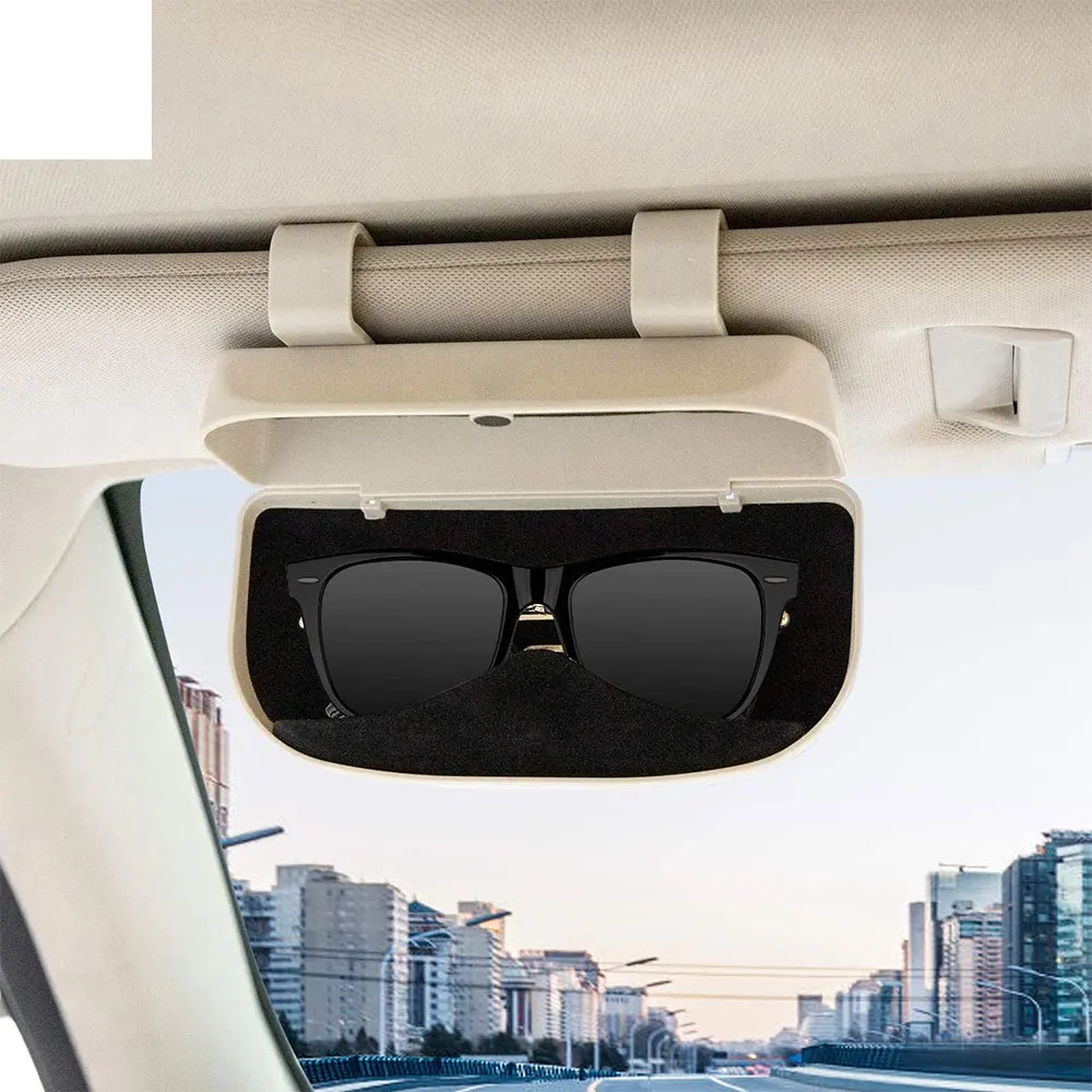 

Auto Glasses Holder Magnetic Truck Car Sun Visor Glasses Case Organizer Glasses Box Holder Visor Sunshade Car Holder For Glasses