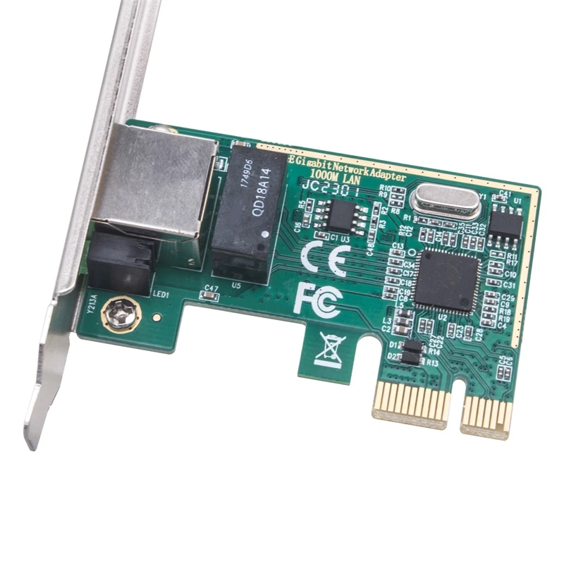 PCI Express PCI-E 네트워크 카드, LAN 어댑터 컨버터 네트워크 컨트롤러, RJ45, 10, 100, 1000M, 1 개