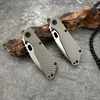 Strider folding knife D2 steel blade high-end TC4 titanium handle Outdoor Camping Hiking survival EDC Tool Men's gift 6
