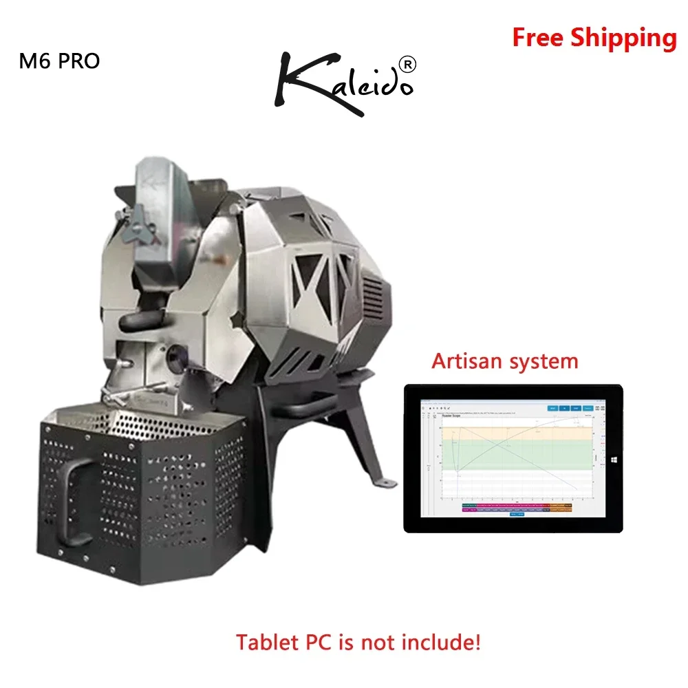 KALEIDO Sniper M6 PRO Coffee Roaster 200-600g Electric Coffee Roasting Machine for Commercial Use Hot Air Upgraded