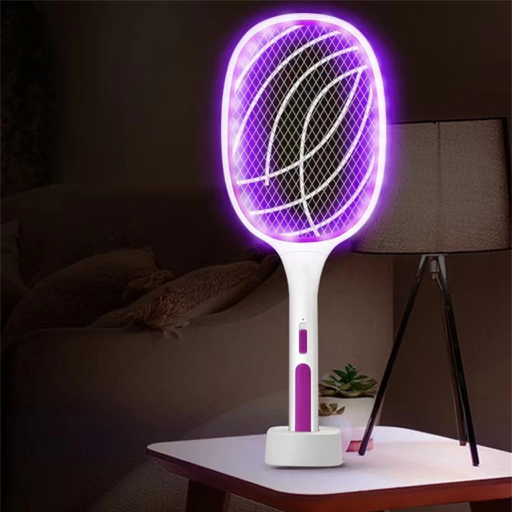 10/6 LED 트랩 모기 킬러 램프, 전기 버그 재퍼, USB 충전식, 여름 플라이 스와터 트랩, 3 인 1, 2, 3PCs, 3000V