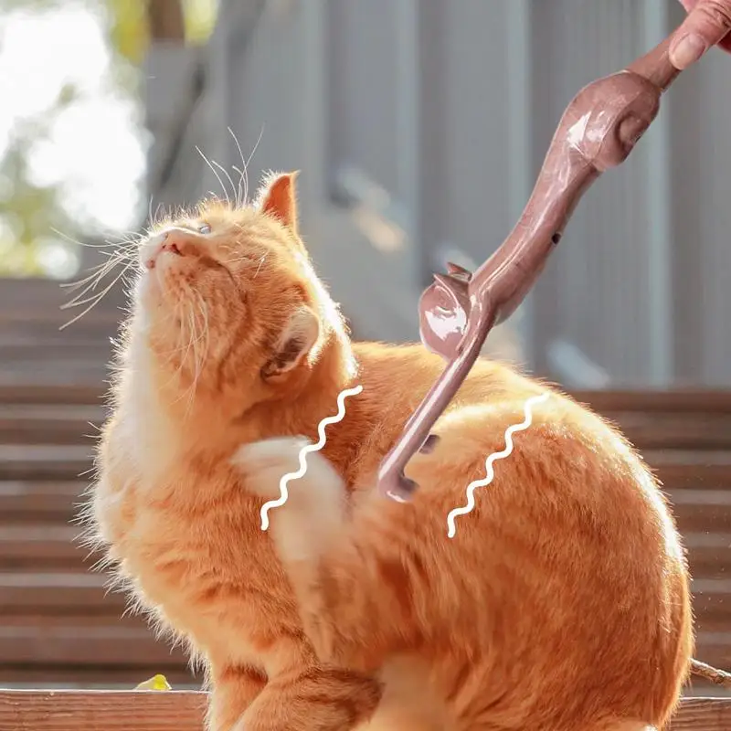 

Портативная чесалка для спины в форме кошки, длинная ручка, палочка для зуда тела, милая новинка, чесалка для спины для мужчин, женщин, мужчин, взрослых