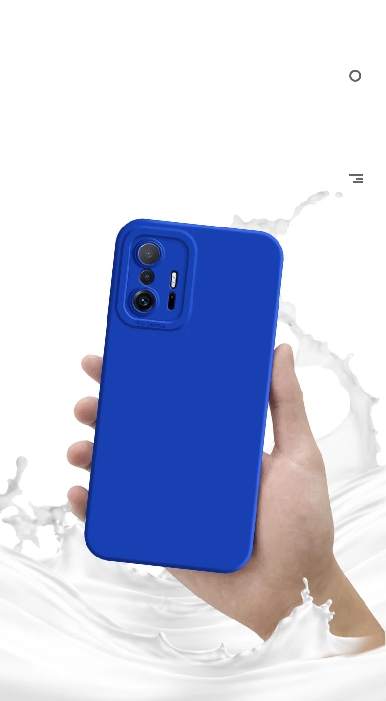 Coque de téléphone carrée mate Candy pour Xiaomi Mi 11 Lite 5G NE Coque en silicone So pour Xiaomi 12 Pro 12X Mi 11T 10T Pro 11 Lite_voghion.com