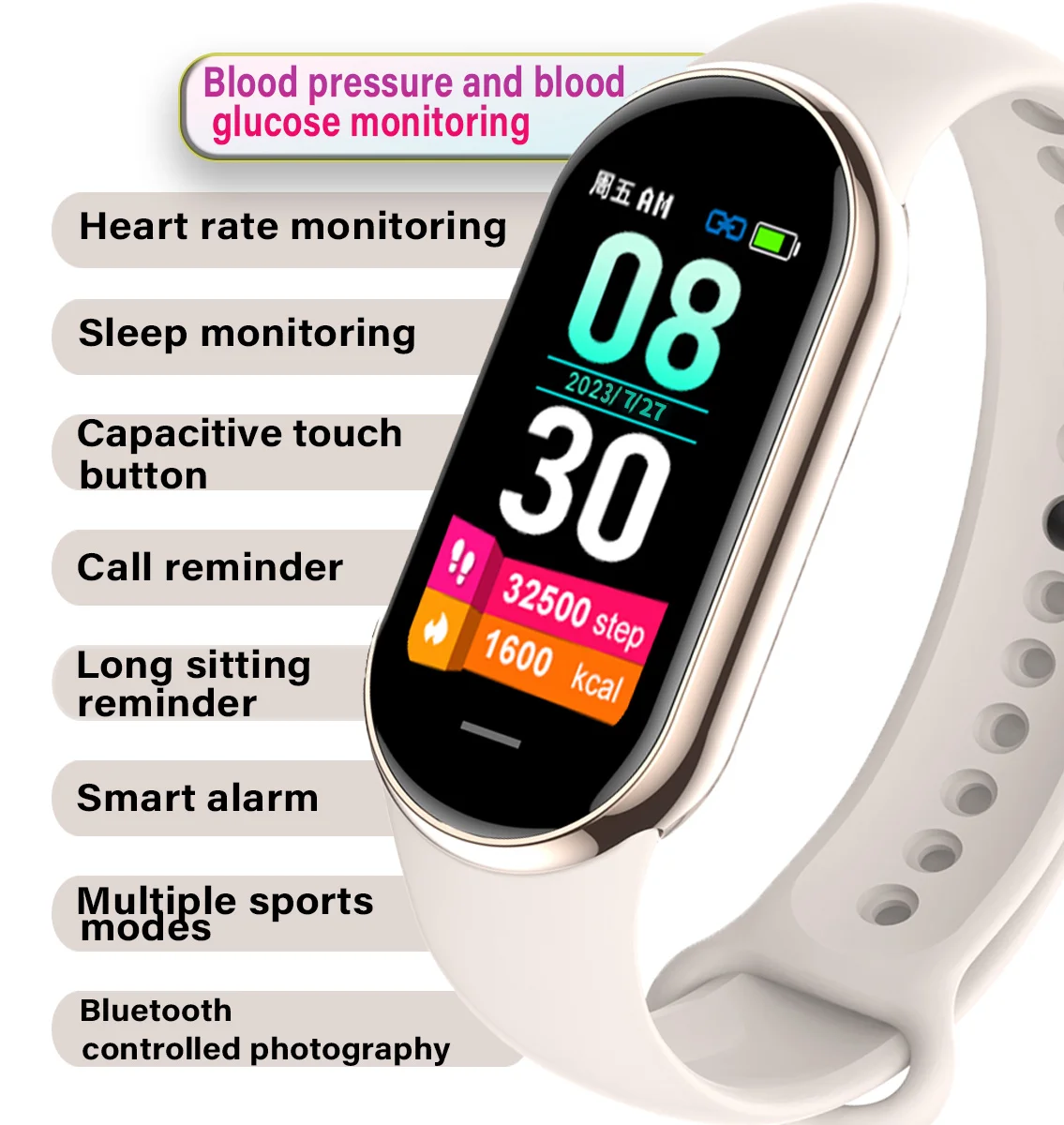 Smartwatch esportivo para homens e mulheres, tela de alta definição, chamada Bluetooth, 1.14, novo, 2022