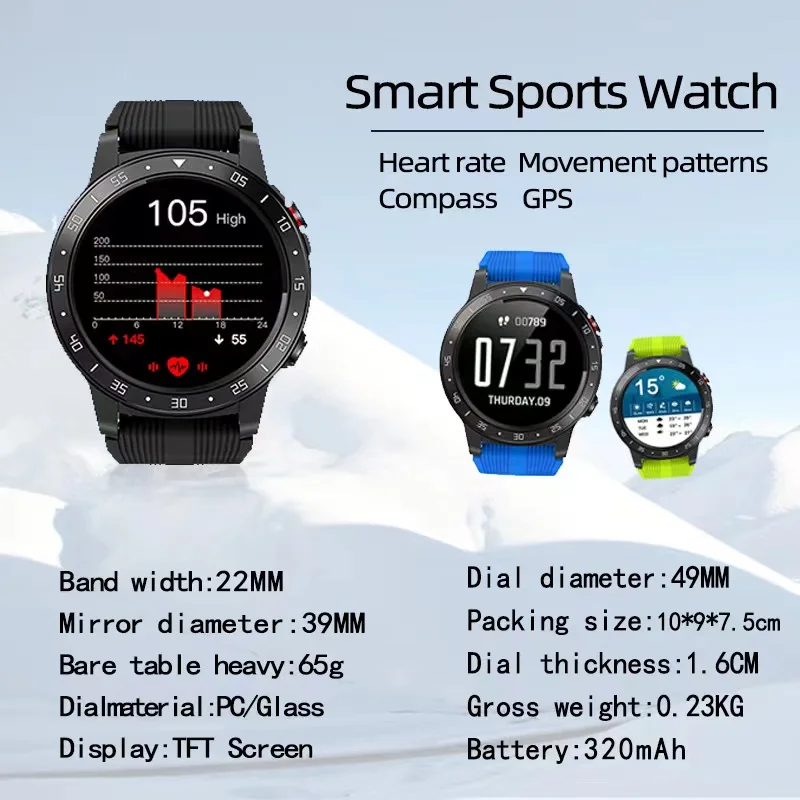 2022 ο NFC Ʈ ġ  Ʈ  ȭ  GPS Ʈ Smartwatch ɹڼ ECG PPG Smartwatch