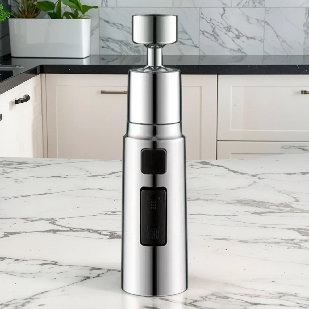 360 Degree Rotatable Faucet Extender Kitchen Faucet Aerator 3 Modes Faucet Washbasin Sprayer Saving Water Tap Nozzle for Sink