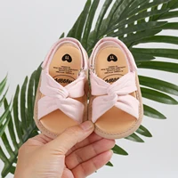 2024 New Product Baby Sandals Infant Girls Shoes Bow-knot Princess Sole Non-slip Toddler First Walkers 5-colors 4