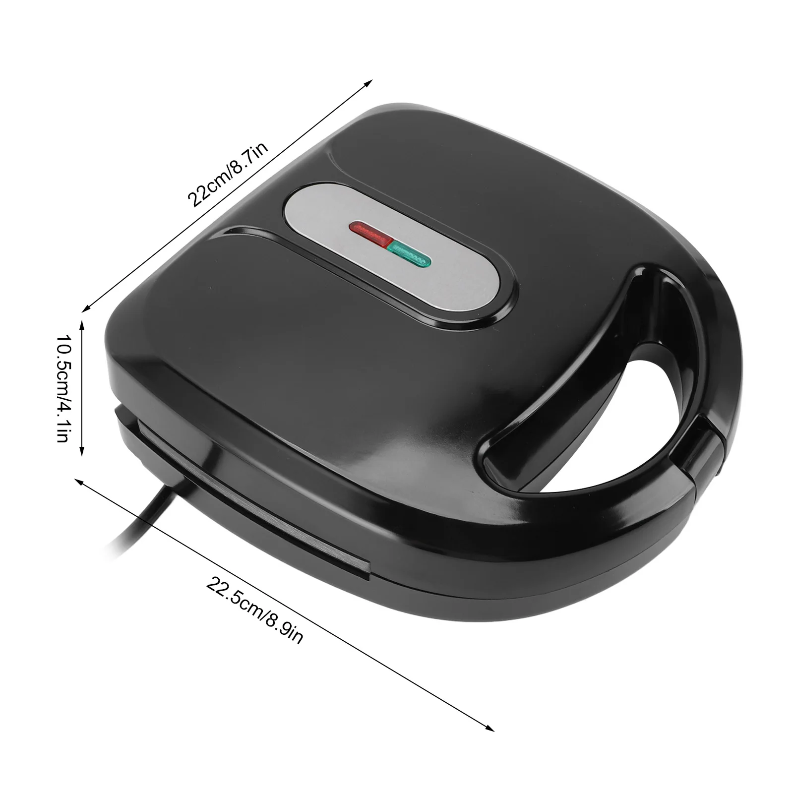 Waffle Maker One Click Prevents Stick Automatic Temperature Control 8 in 1 Breakfast Machine for Waffle for Sandwich
