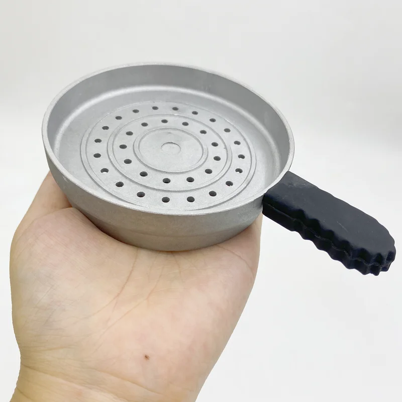 Hookah Shisha Coal Holder Heat Keeper Management with Silicone Handle Chicha Narguile Cachimbas Water Smoking Accessories