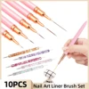 Nail Brush Set Professional Nail Supplies For Acrylic UV Gel Drawing Dotting Manicure Nail Art Design Tools Makeup Accessories 1