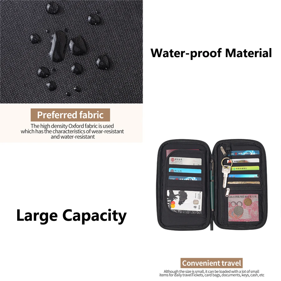 RFID Travel Passport Organizer 2