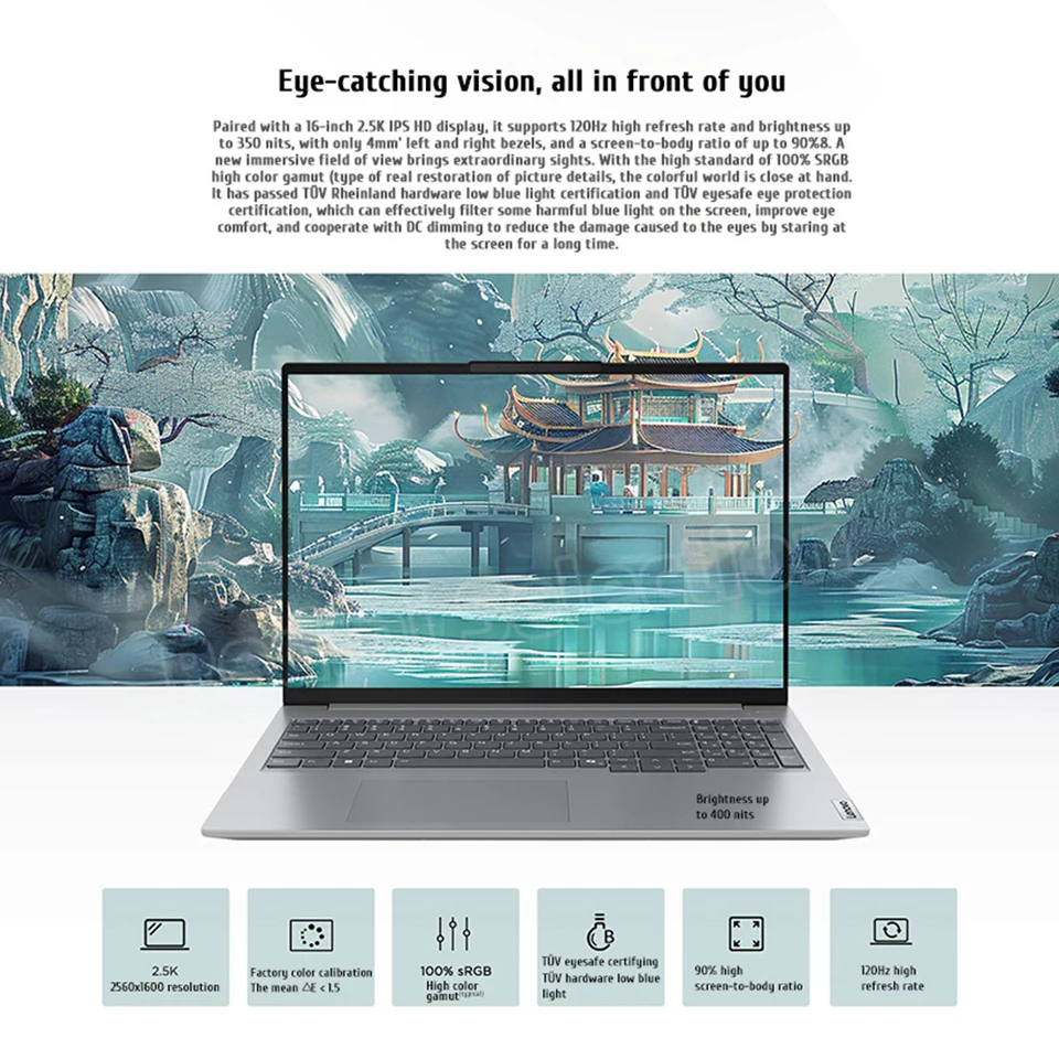 Lenovo ThinkBook 16 Laptop 2024 ADM Ryzen R7 8845H Radeon 780M 16G