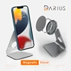 Desktop Magnetic Mobile Phones Holder Aluminum Bracket Metal Desk Stand Angle Adjustment Holder For Iphone 15 14 13 16 Pro Max
