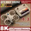 2.4G GPS 5G GT3 Max RC Drone 2026 8K HD Dual Camera Aerial Photography Professional Remote Control Aircraft Quadcopter Toys Gift
