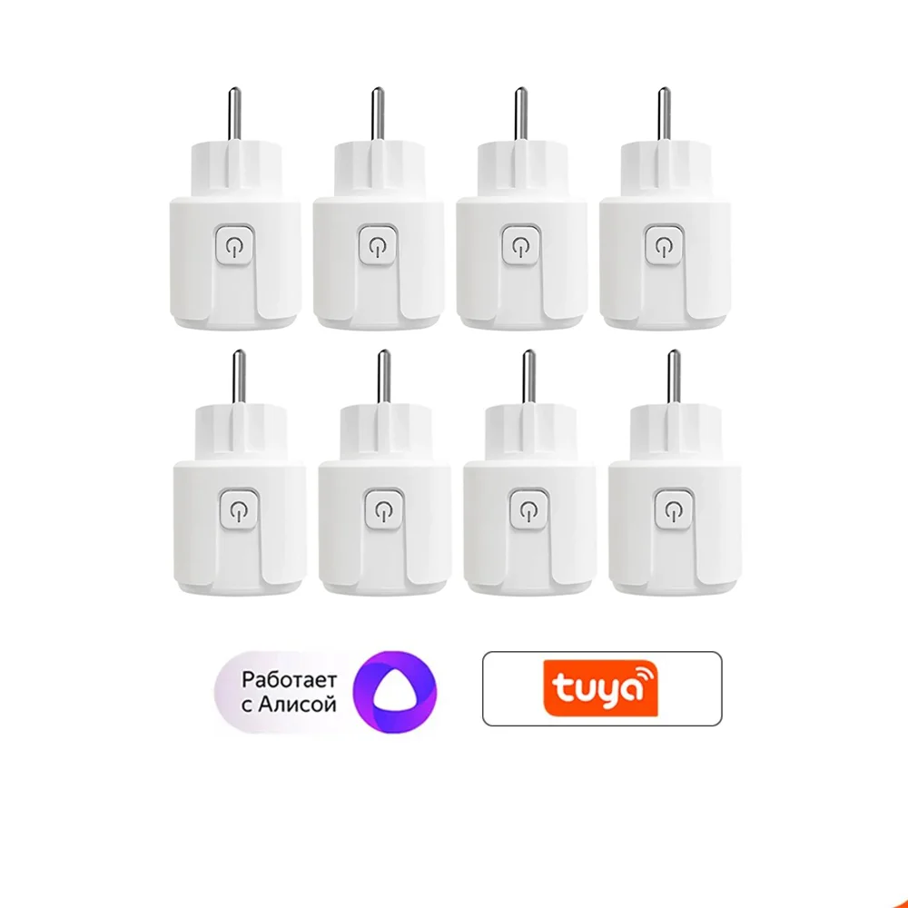 Smart WiFi Plug with Power Monitoring and Remote Control - Compatible with Smart Home Assistants