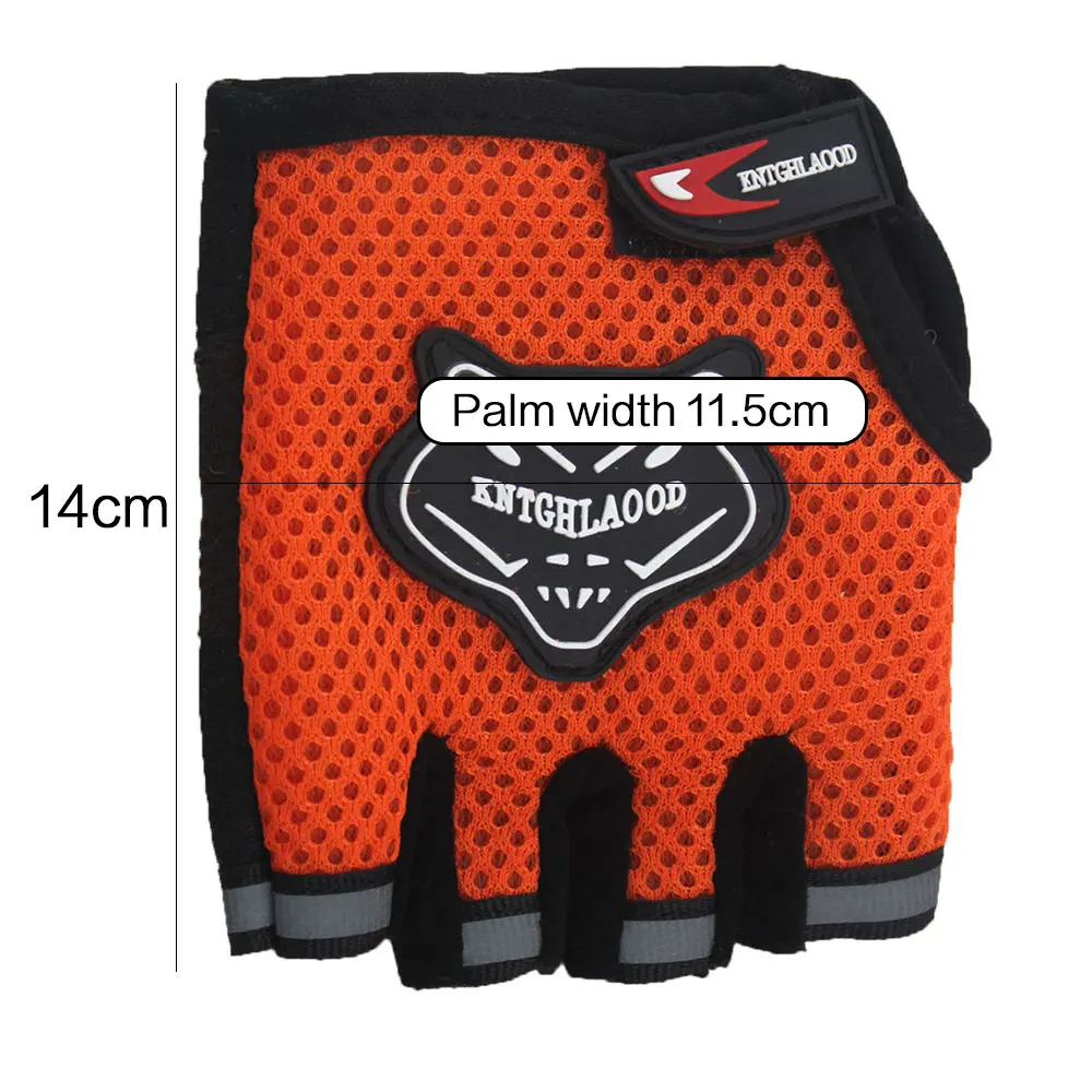 1 Pair Fingerless Cycling Gloves Riding Racing Equipment Comfortable Durable Antislip Half Finger Gloves  Bicycle Hand Protector 5