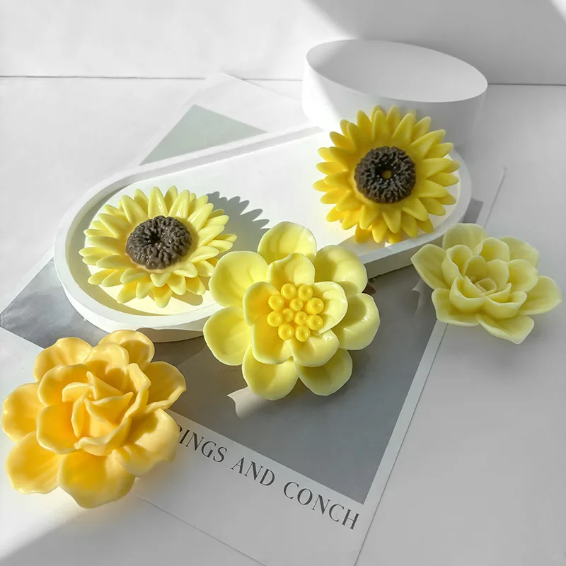 3D Flower Silicone Mold 4