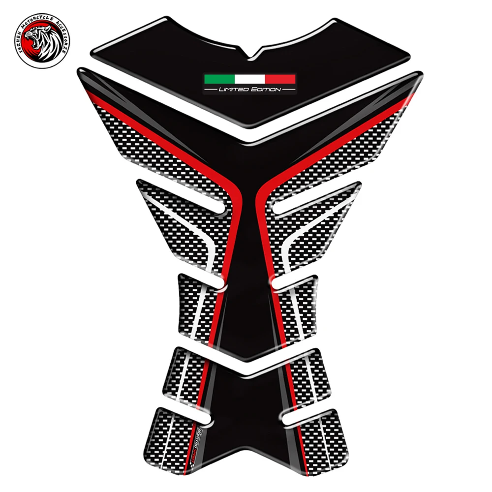 

3d-наклейки с рисунком под элемент углерода для Aprilia RV4, итальянский флаг