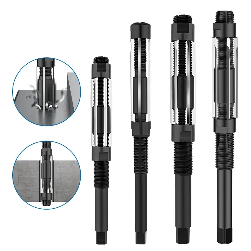 HSS adjustable manual reamer 6-84mm, used for manual reaming and precision cutting tool hand tools 2