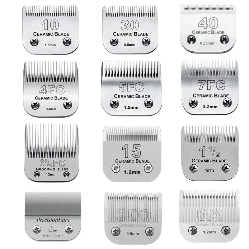 Detachable Pet Grooming Dog Hair Trimmer Ceramic Edge Blade Compatible with most Andis,Oster A5,Wahl KM10 Series Clippers pet clipper,dog hair trimmer,pet hair trimmer,dog clipper