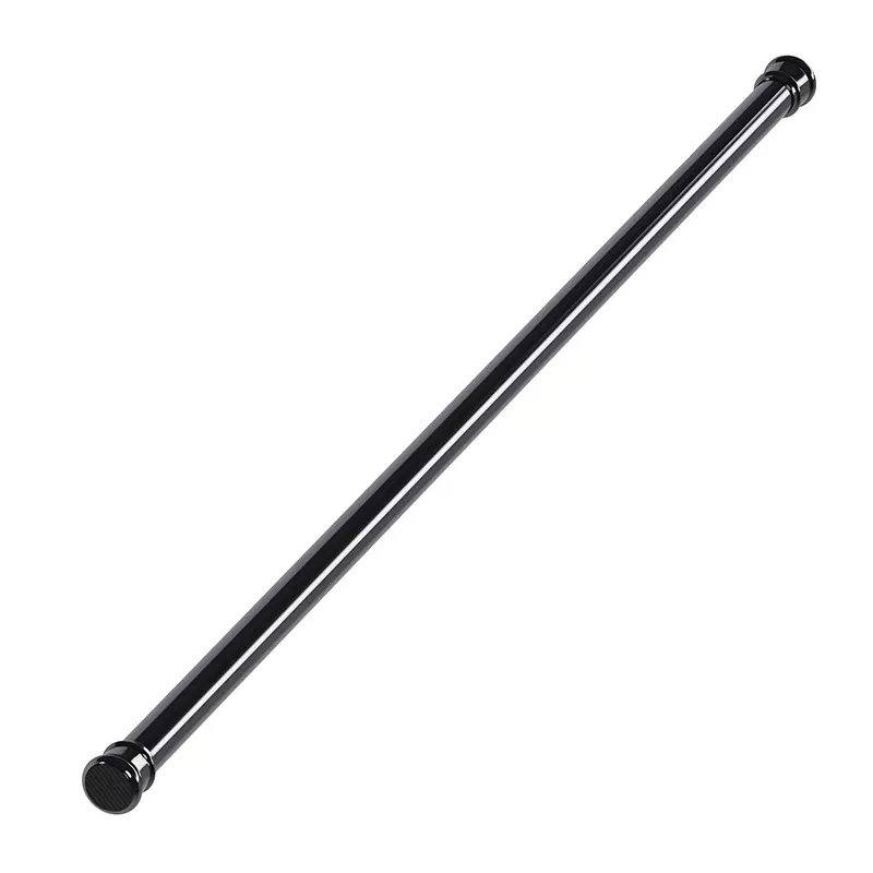 40-70cm Black Telescopic Curtain Pole Multi Purpose No-Drill for Balcony Bathroom