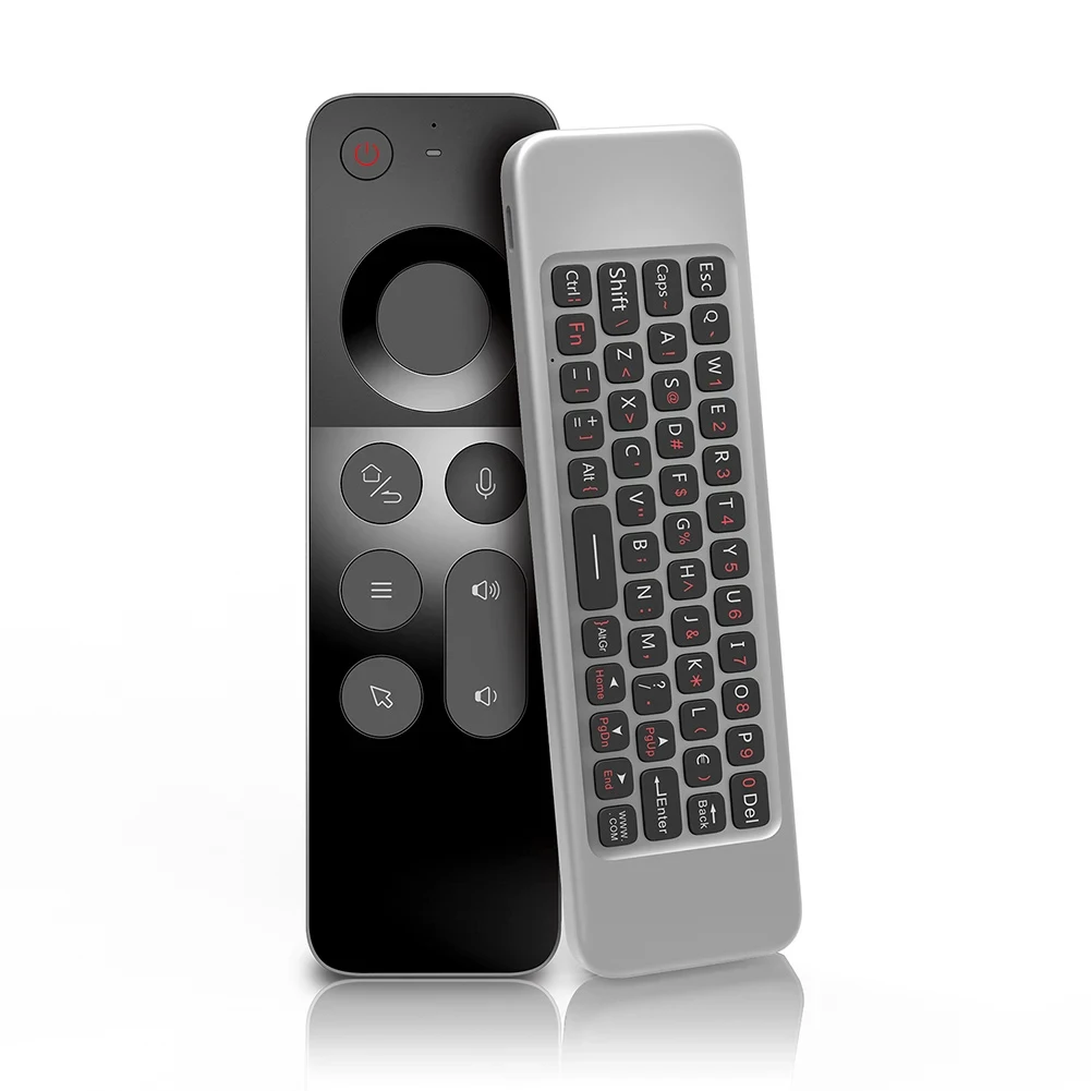 W3 2.4G Wireless Air Mouse Voice Remote Controller Gyroscope IR Learning Smart Mini Keyboard For Android TV Box/Windows/Linux