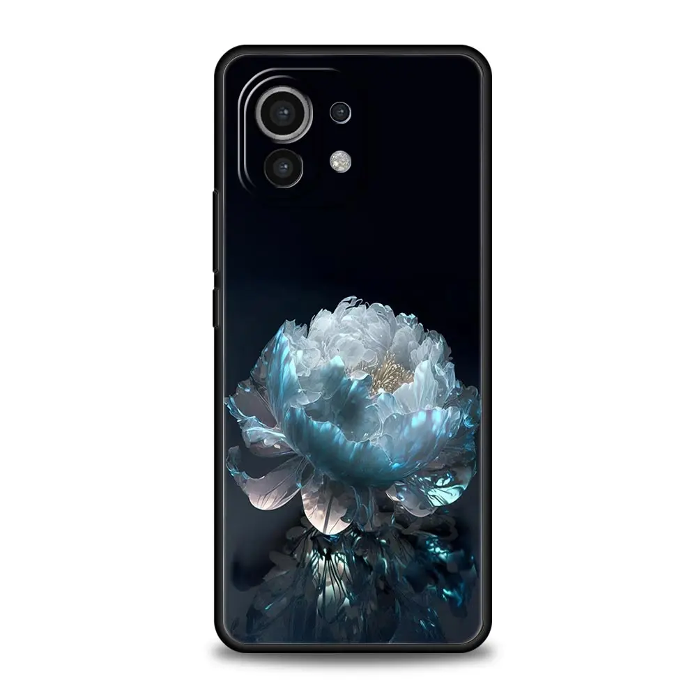 Luxury Lotus Flower Soft TPU Phone Case