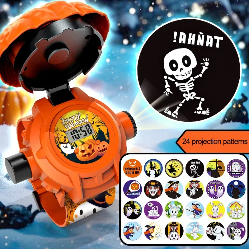 Halloween Pumpkin Projection Watch