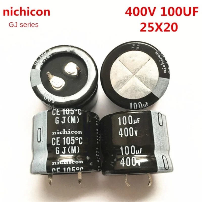 

(1 шт.) 400V100UF 25X20 Japan Nichicon nichicon 100UF 400V 25*20 GJ 105 градусов