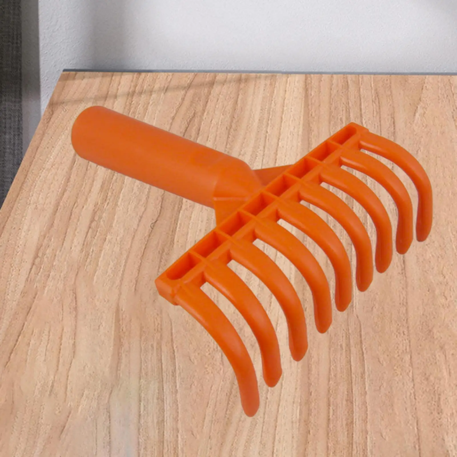 Small Yard Leaf Rake Grass Removal 9 Tines Gardening Leaf Rake Rake for Lawn Clean up of Plants Grass Grooming Dethatching Lawn