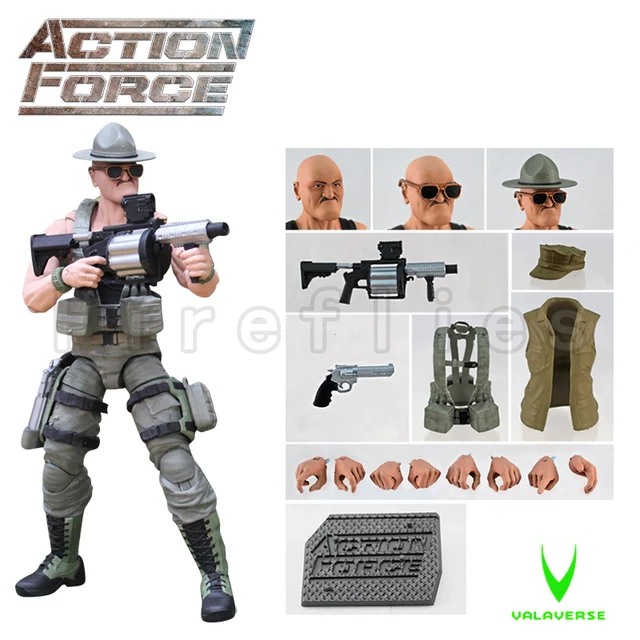 1/12 6inches Valaverse Action Force Action Figure Desert Gear Pack Anime  Model For Gift Free Shipping