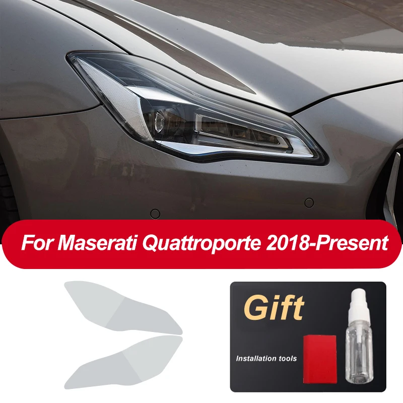 

2 шт., защитная пленка для автомобильных фар Maserati Ghibl Levante Quattroporte