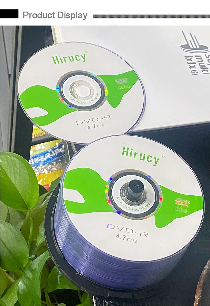 50pcs DVD leere Disc DVD-R 4,7 GB 16x Disk schreiben einmal Daten speicher leere DVD-Discs beschreibbare Medien kompakt – Detail 4
