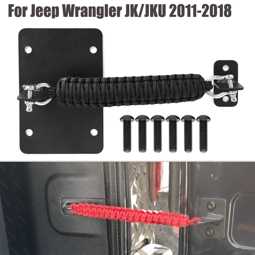 Tailgate Check for Jeep Wrangler JK/JKU 11-18 - New and Improved Braid Strap