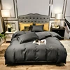 400TC Egyptian Cotton Bedding Set Luxury Full Queen King Size Duvet Cover Bed Sheet Set Pillowcase Bed Linen Nordic Simple Style 1